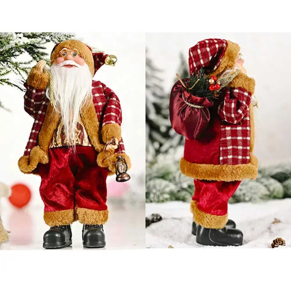 Festive Santa Plush Doll