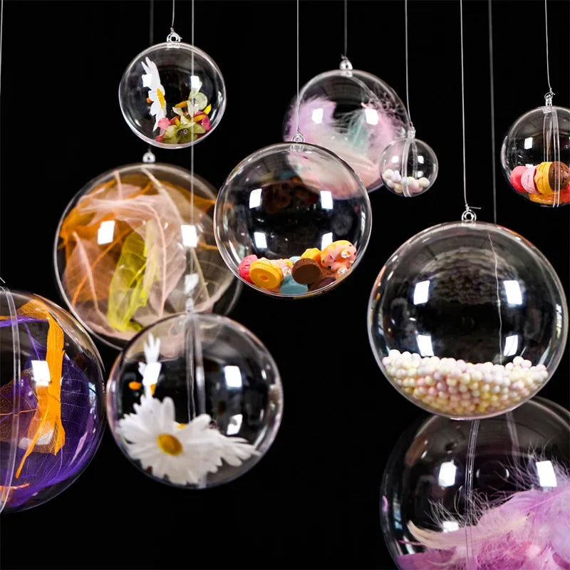 5 - 10 CM CrystalSphere DIY Fillable Bauble
