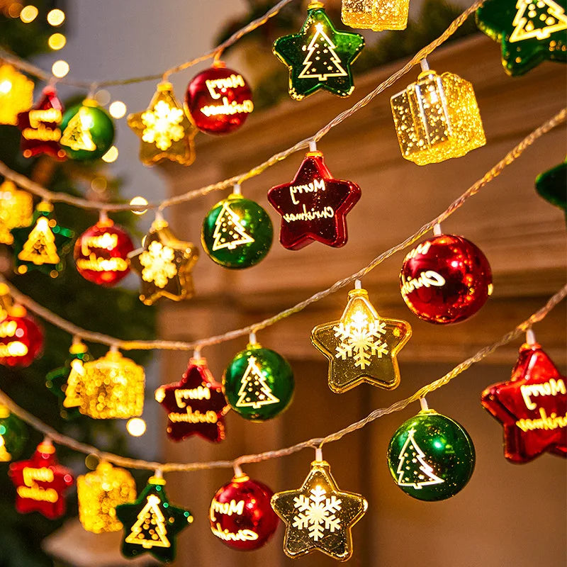Festive Icons LED String Lights