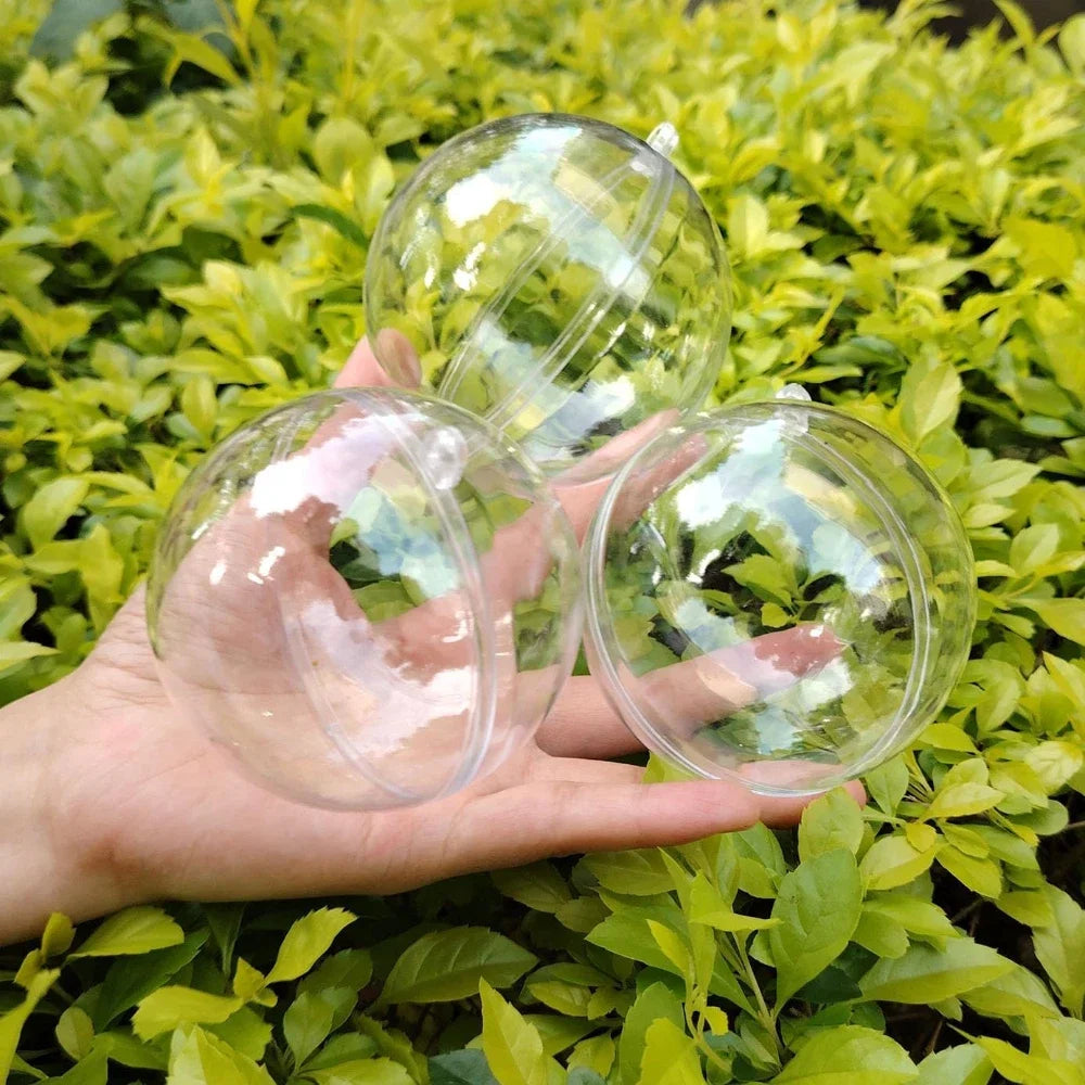 5 - 10 CM CrystalSphere DIY Fillable Bauble