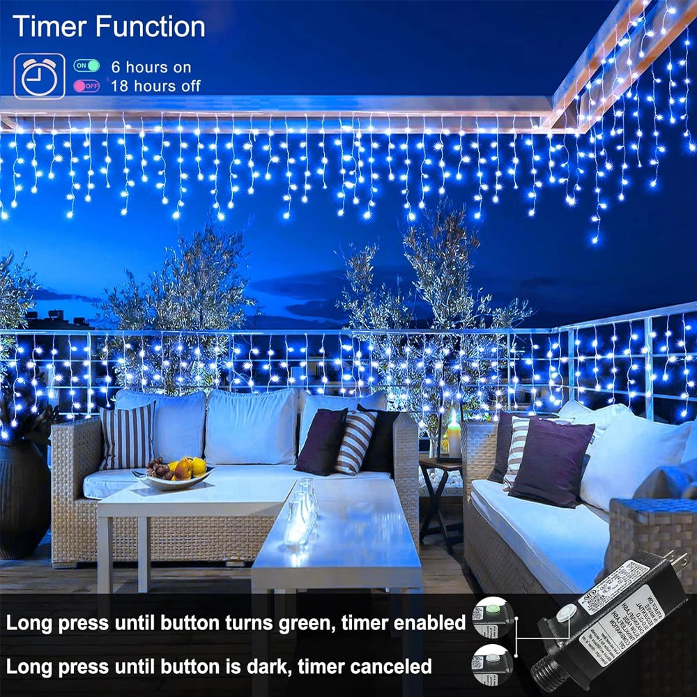 GlowCurtain LED RGBIC String Lights 6.5/20m 200/480LED