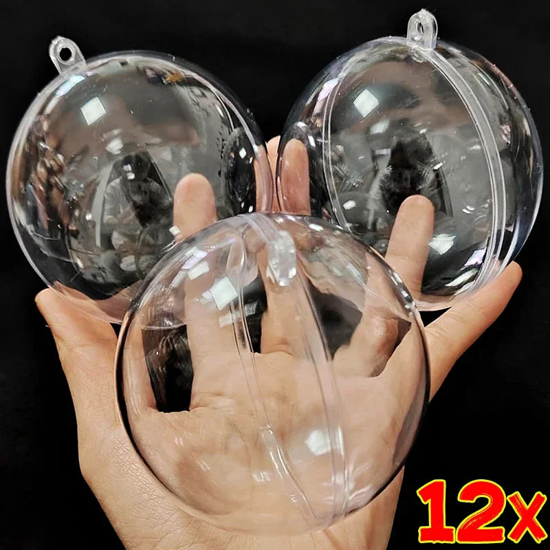 5 - 10 CM CrystalSphere DIY Fillable Bauble