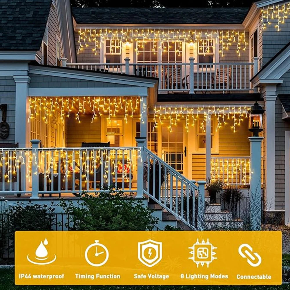 GlowCurtain LED RGBIC String Lights 6.5/20m 200/480LED