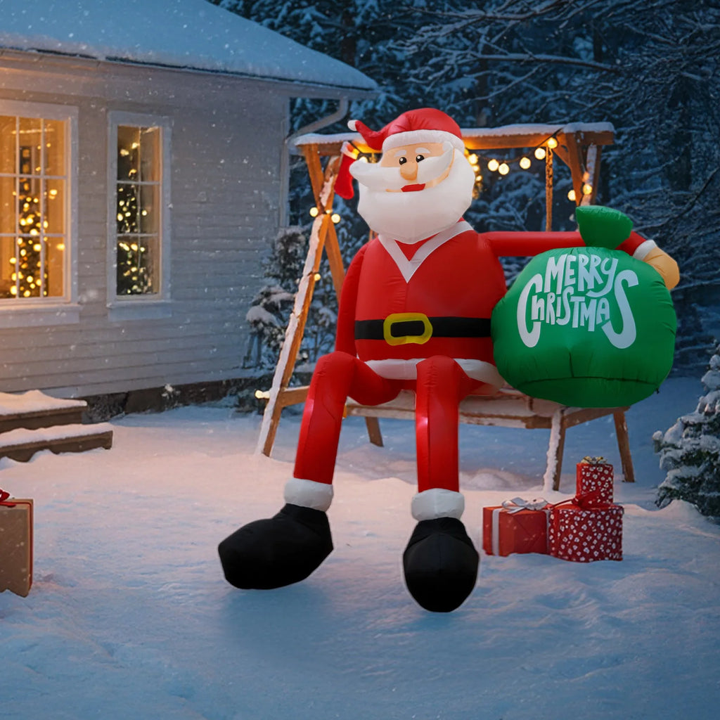 Santa Giant For Yard Roof 245CM