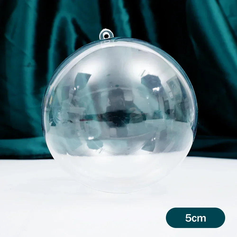 5 - 10 CM CrystalSphere DIY Fillable Bauble