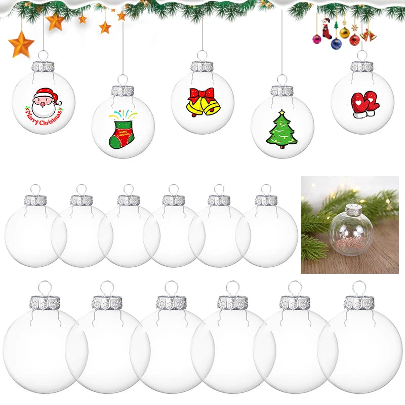CrystalClear Holiday Bauble Set