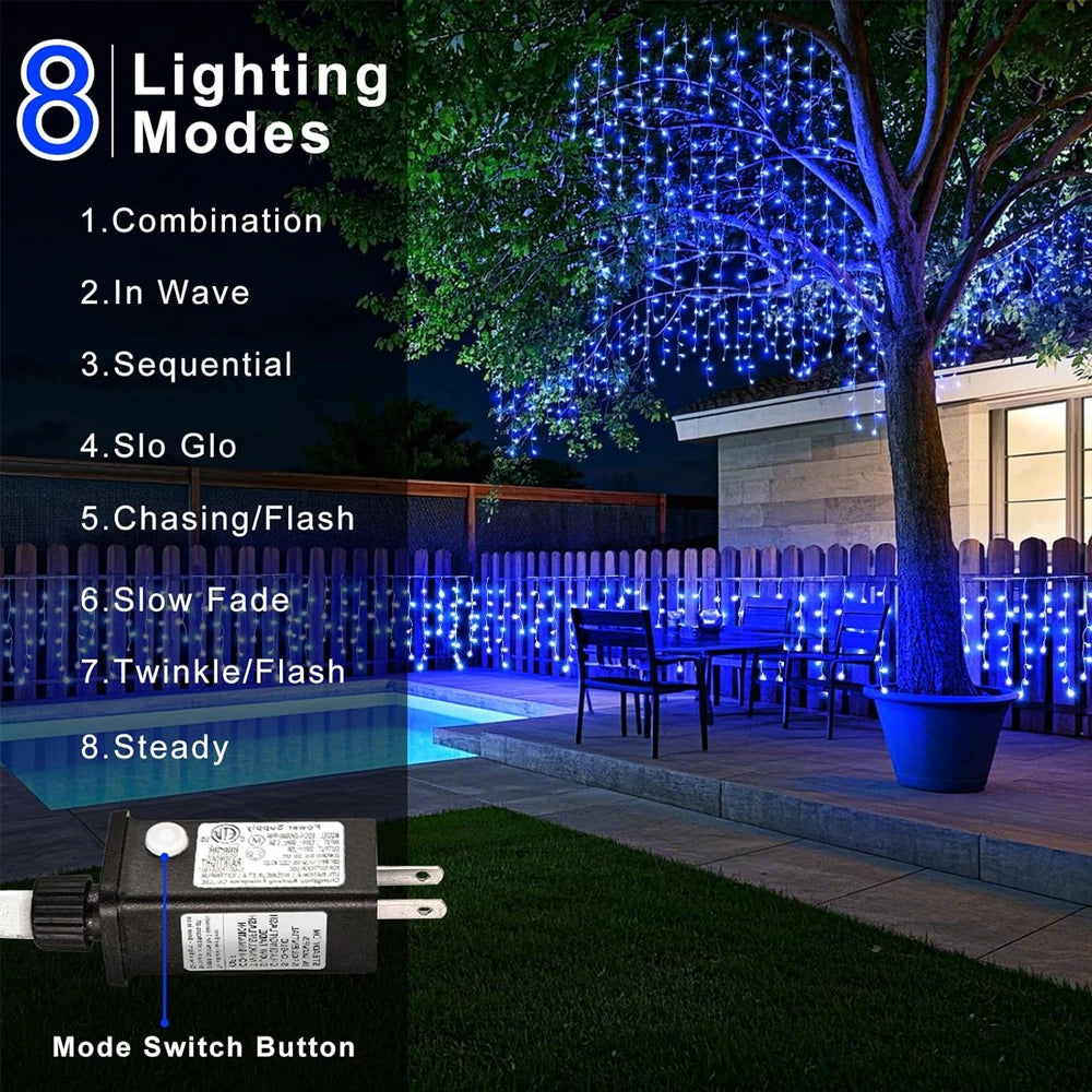 GlowCurtain LED RGBIC String Lights 6.5/20m 200/480LED