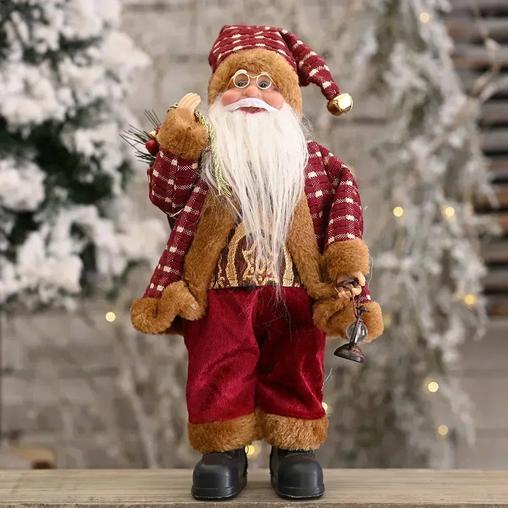 Festive Santa Plush Doll